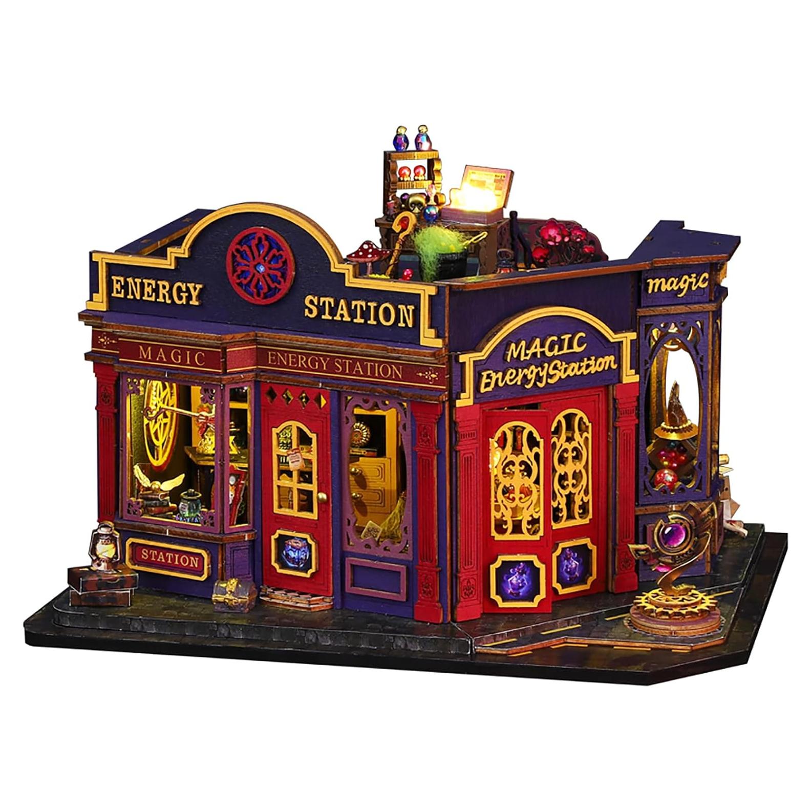 Kit de Rincón de Libros DIY Shylamb - Estación de Energía Mágica