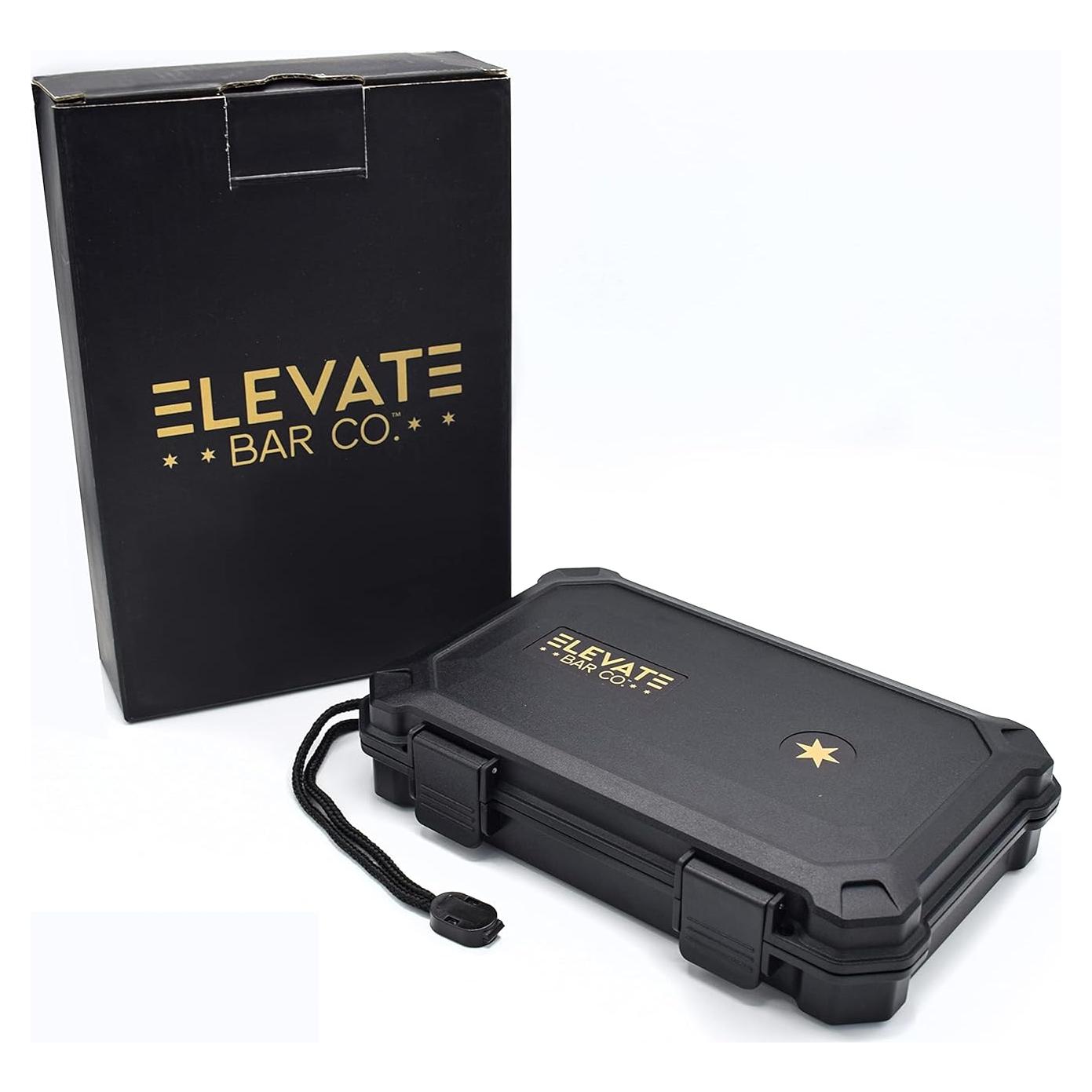 Estuche de viaje para 5 puros Elevate Bar Co. impermeable