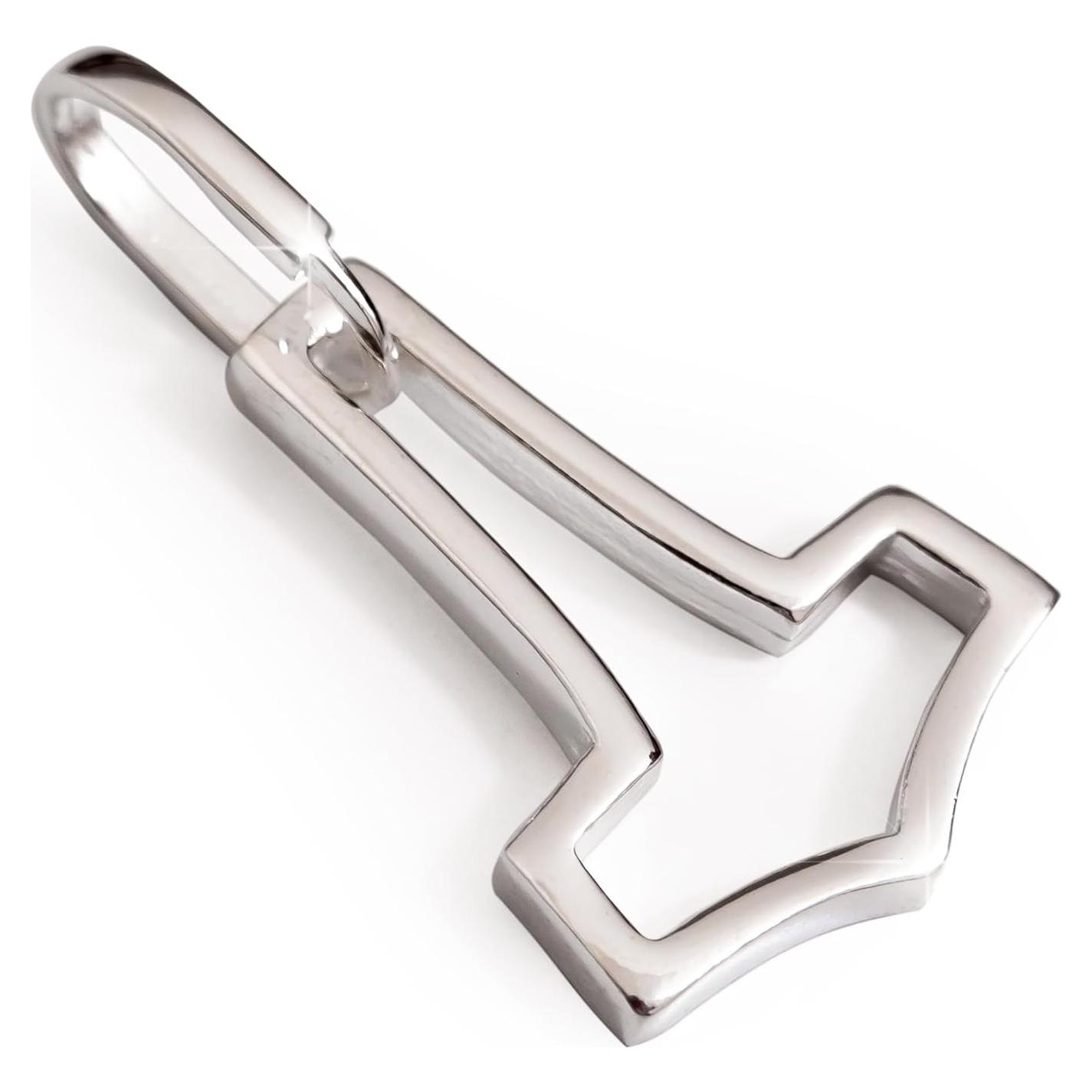 Collar Martillo de Thor Mjolnir Plata Esterlina 925 Unisex