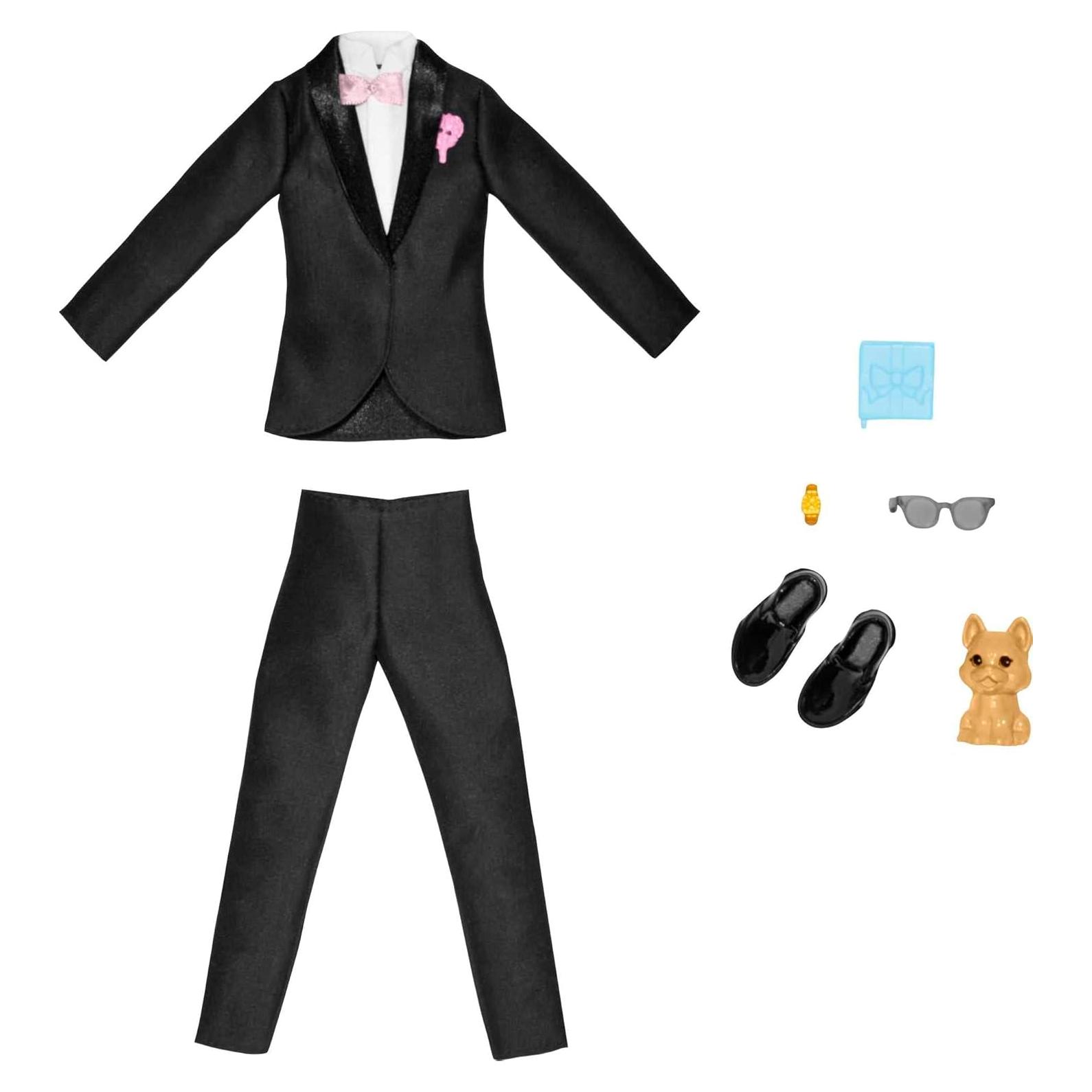 Conjunto Nupcial Ken Mattel Tuxedo y Accesorios