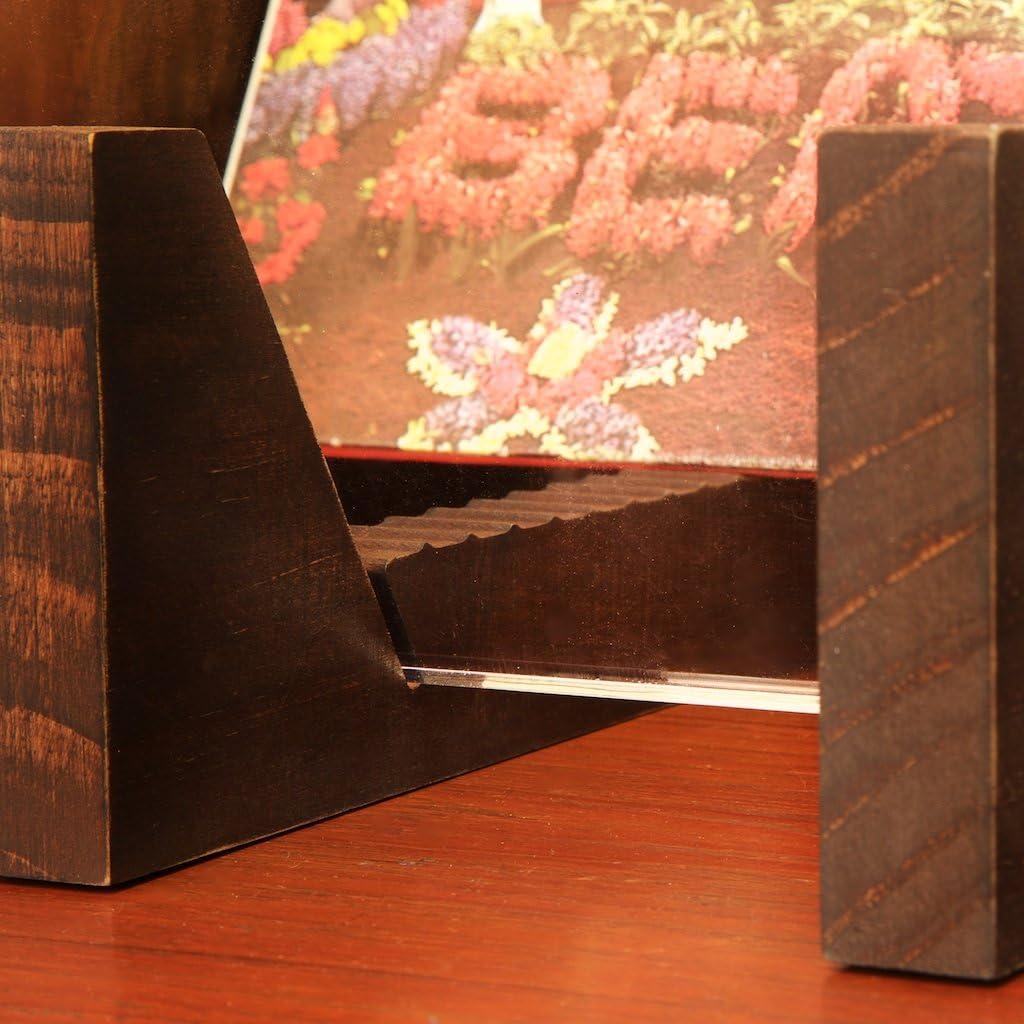 Soporte para Discos de Vinilo KAIU - Madera Nuez, 50 LPs