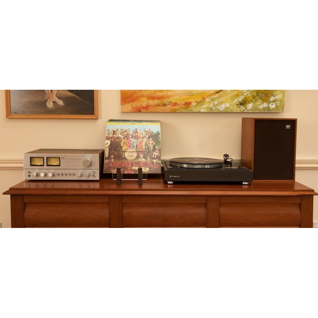 Soporte para Discos de Vinilo KAIU - Madera Nuez, 50 LPs