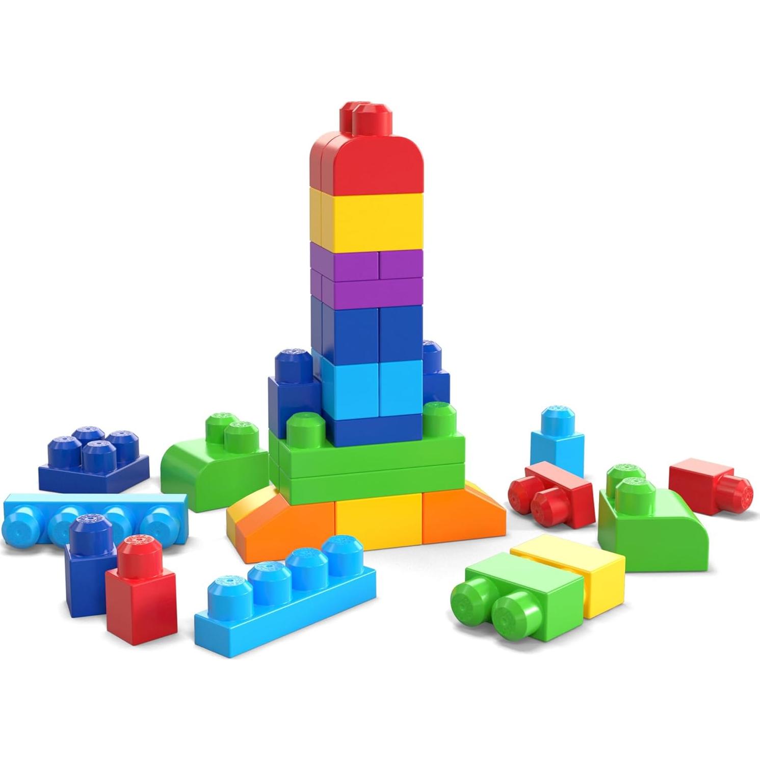 Mega Bloks Primeros Constructores Bolsa 60 Bloques Coloridos