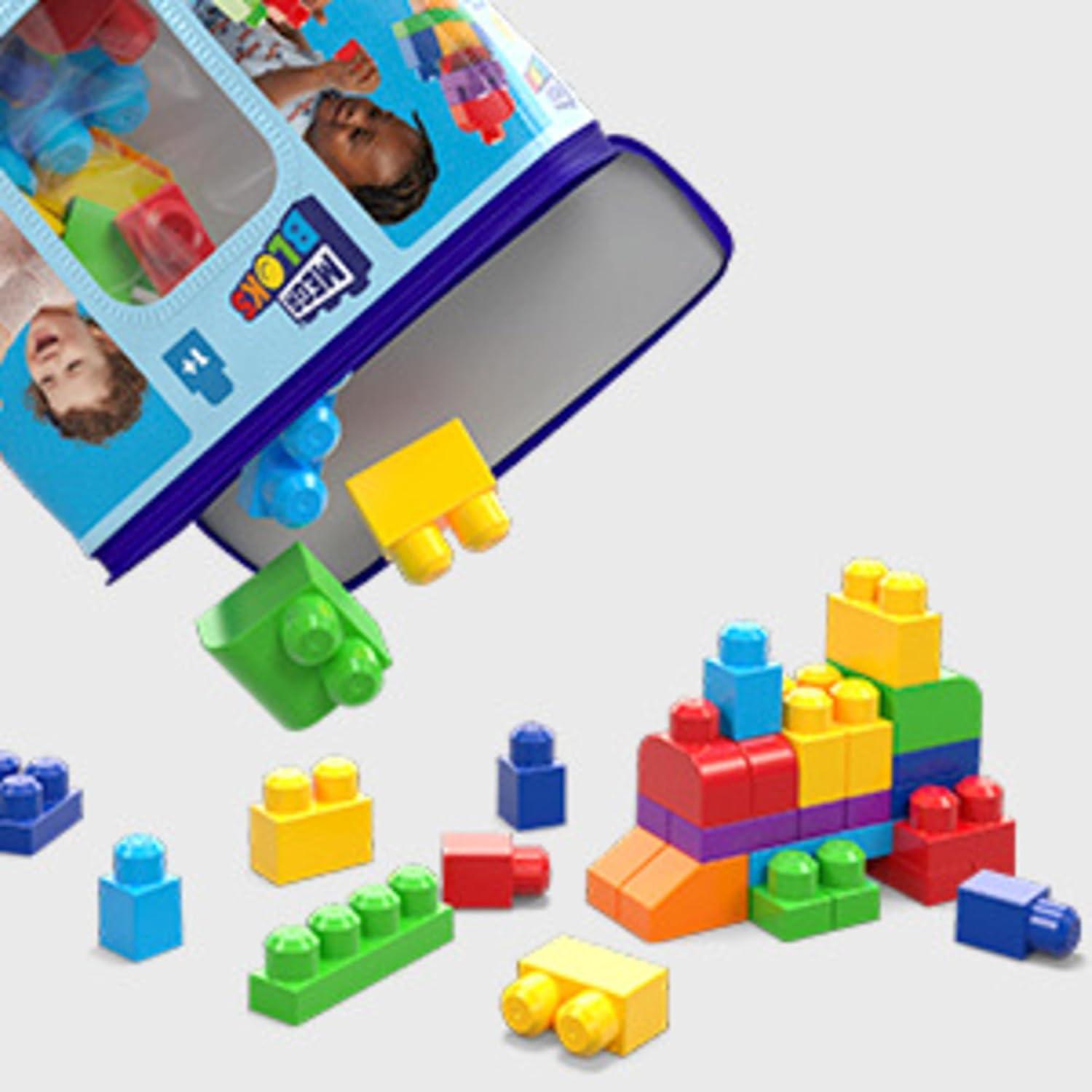 Mega Bloks Primeros Constructores Bolsa 60 Bloques Coloridos