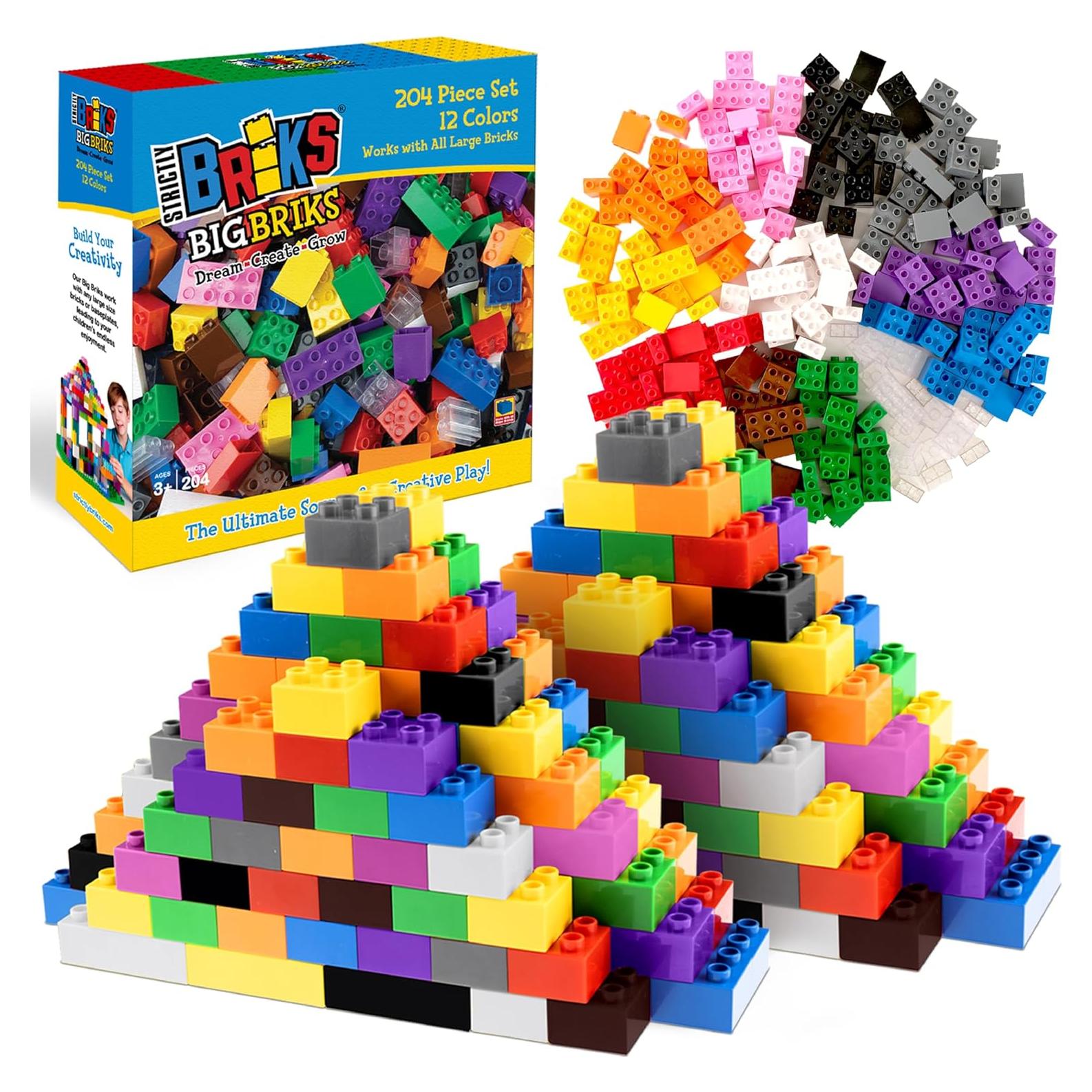 Bloques de Construcción Compatibles con LEGO Strictly Briks 204 Piezas