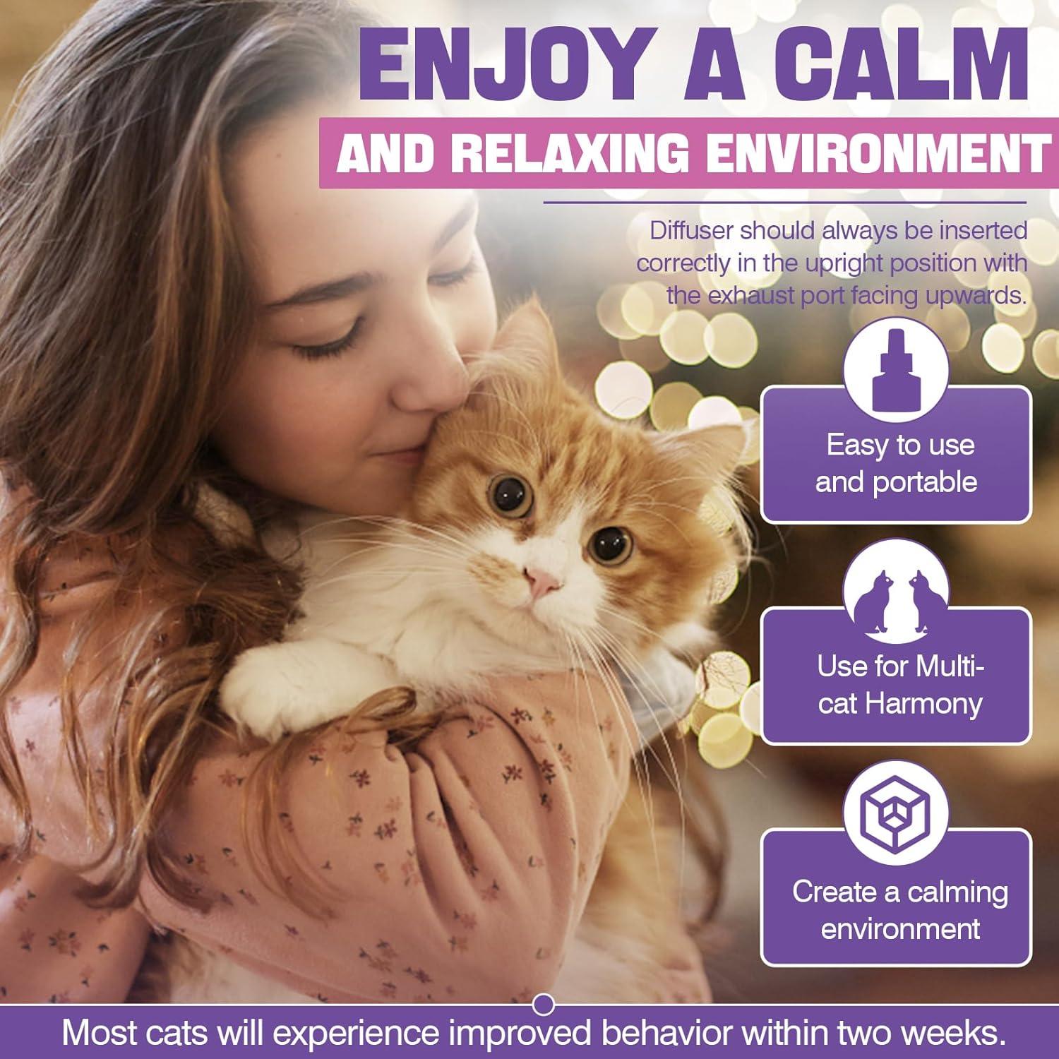 Recarga Difusor Calmante Feromonas Gatos TTLXRL 6x48ml