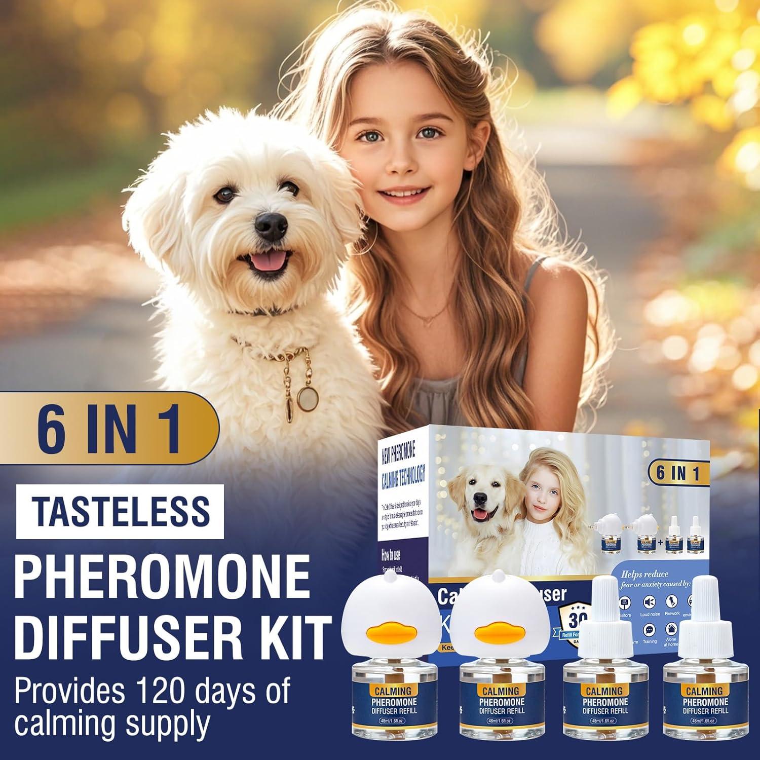 Difusor de Feromonas Calmantes para Perros KSDog 6 en 1