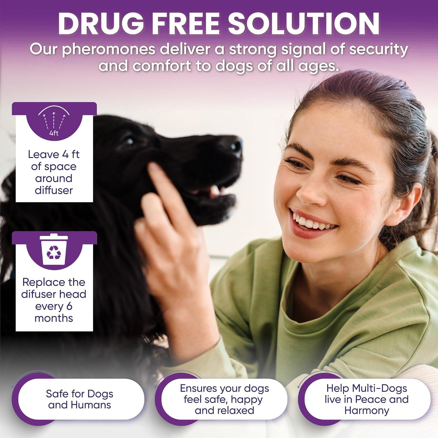 Difusor de Feromonas para Perros TopSum - 3 Paquete Morado