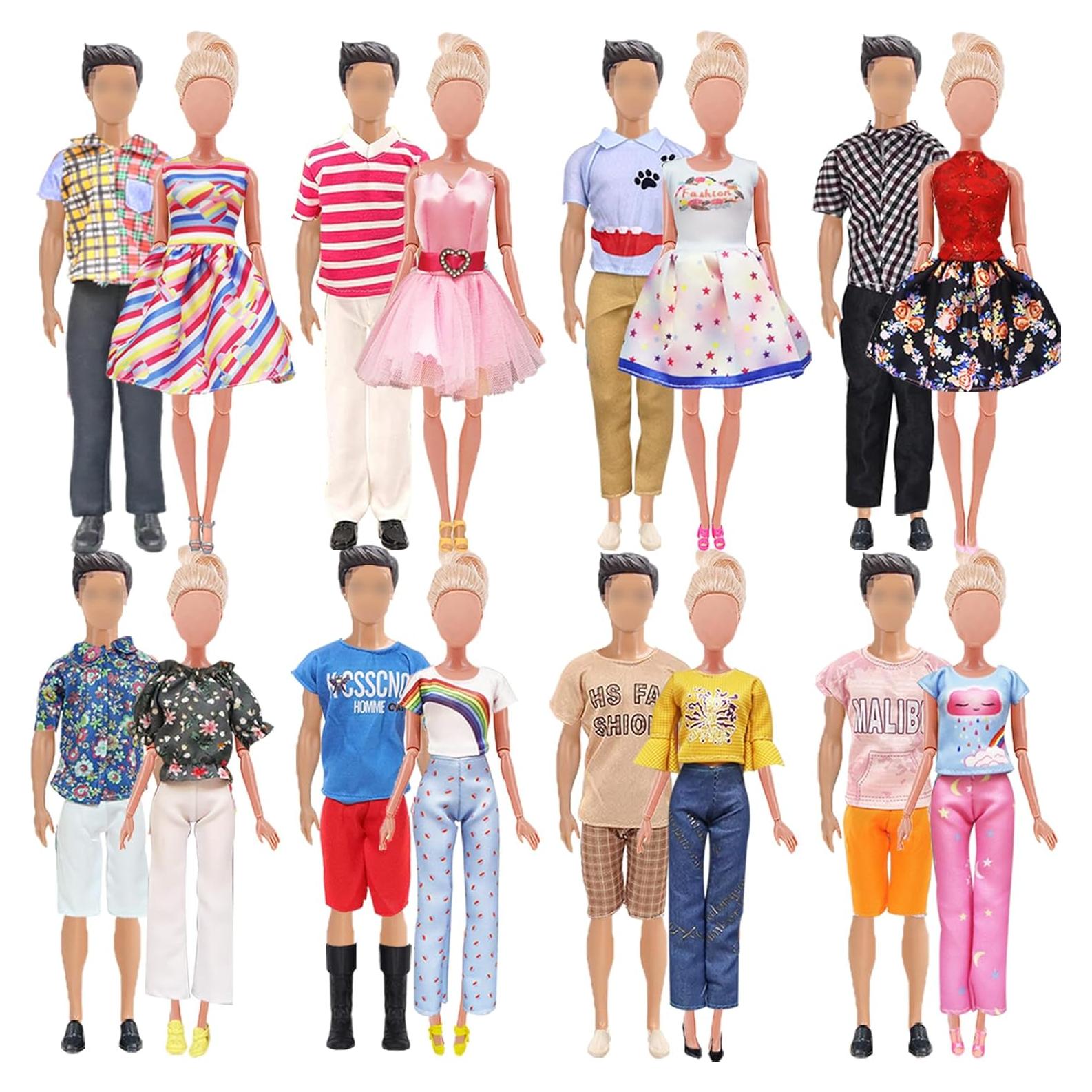 18 PCS Ropa y Accesorios para Muñecas 30 cm - Carreuty