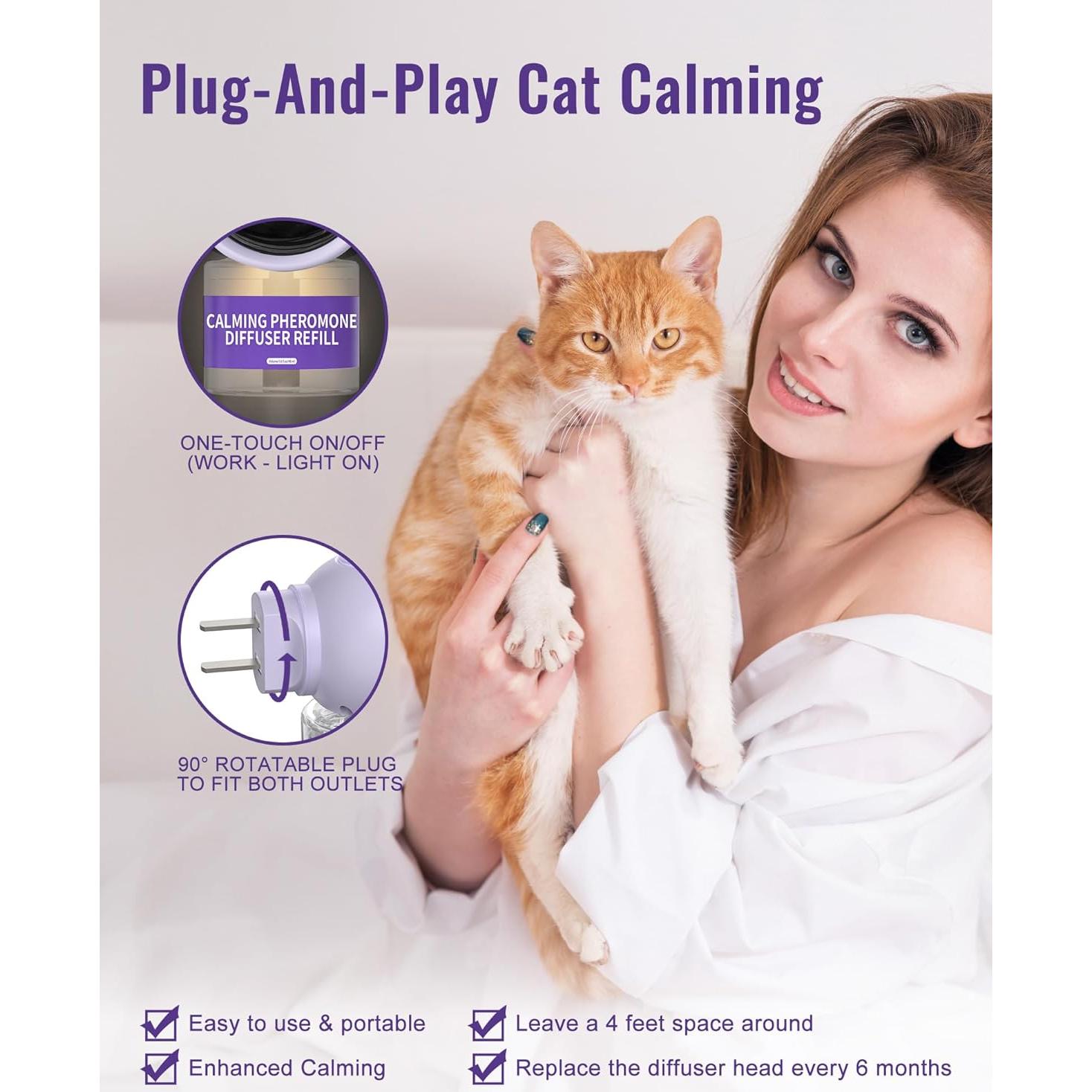 Difusor de Feromonas para Gatos Lesotc con 2 Recargas 48ml