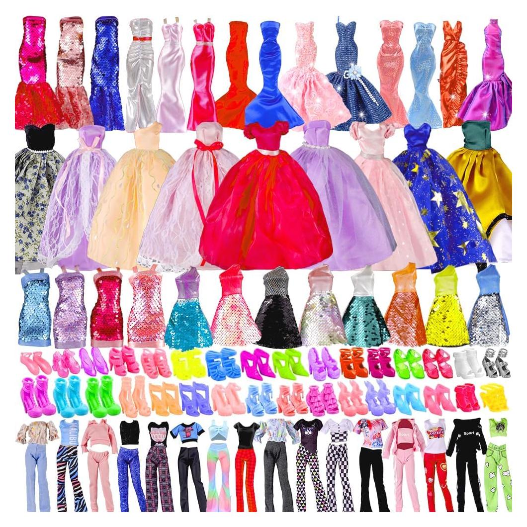 Conjunto Ropa para Muñecas E-TING 25 Piezas 11.5"