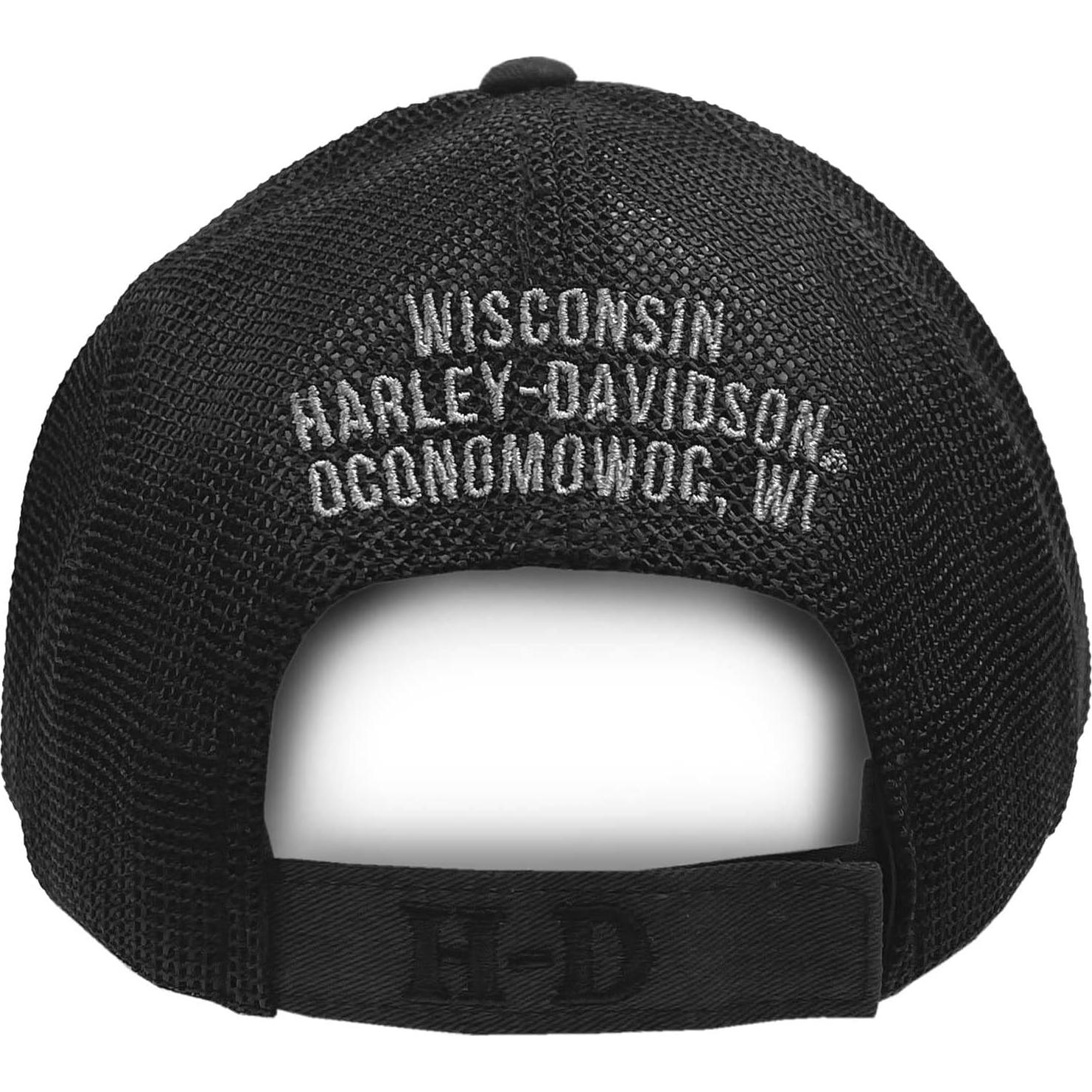 Gorra Trucker de Malla Harley-Davidson con Calavera Willie G