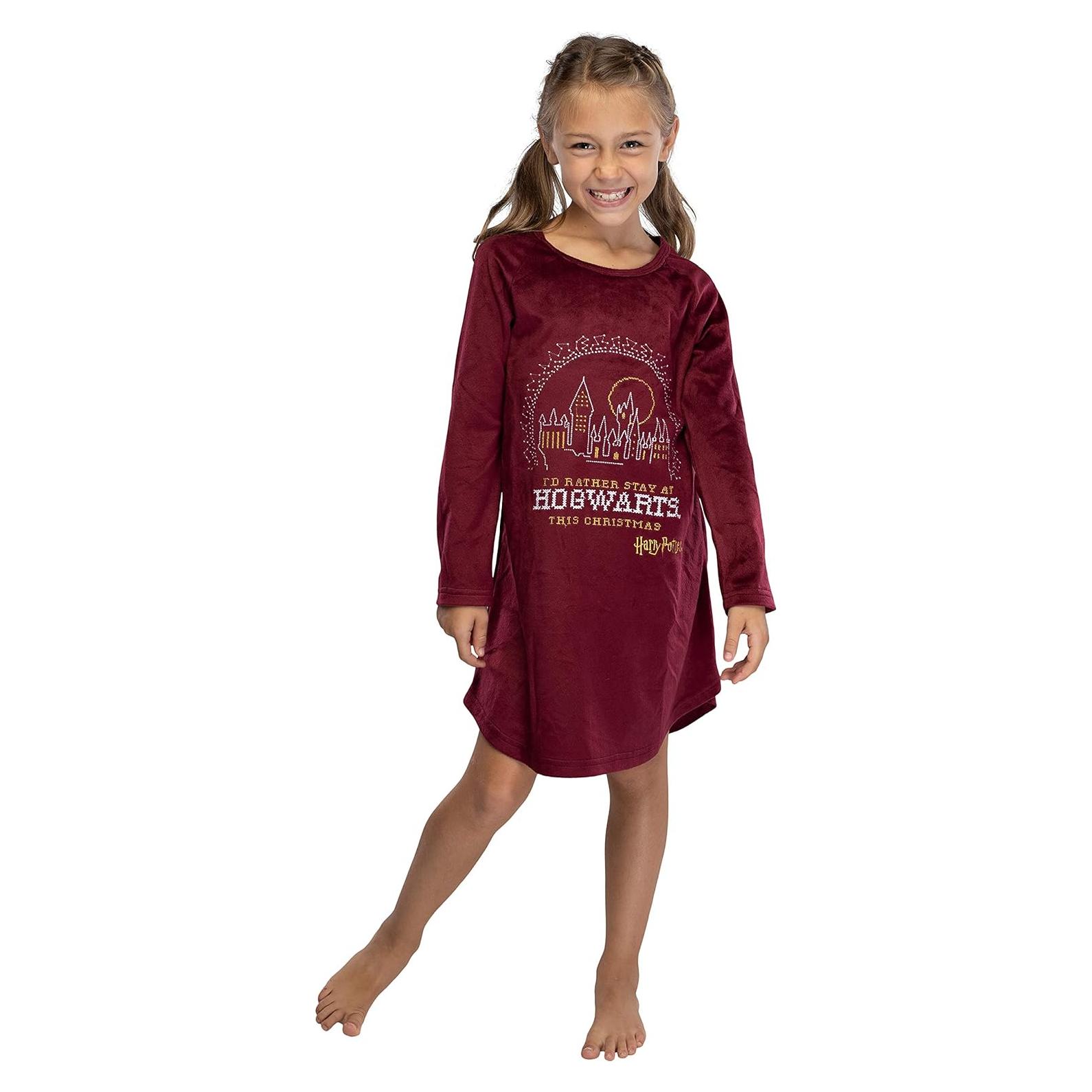 Pijama Harry Potter Intimo Niñas 14 Hogwarts Navidad