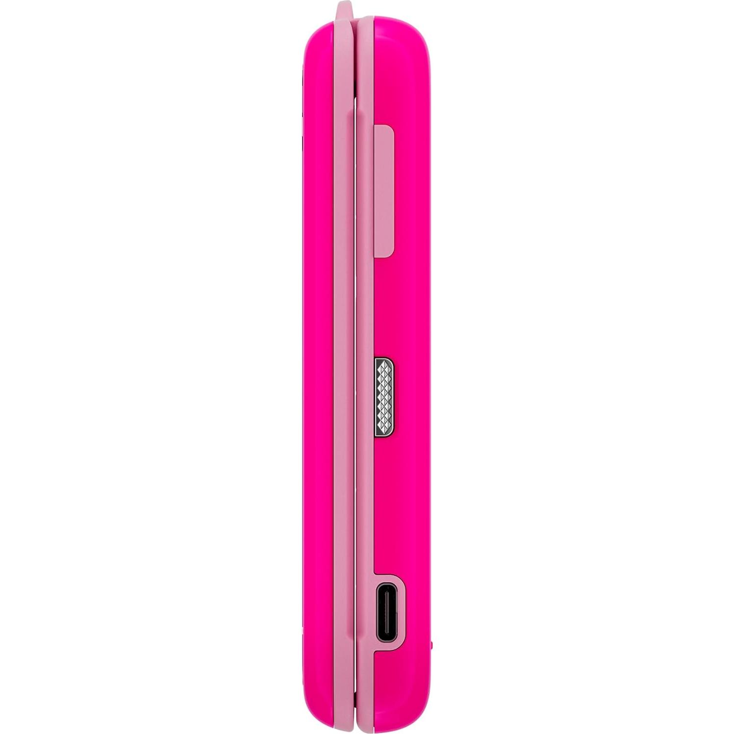 Teléfono Plegable Barbie Rosa Poderoso - KaiOS, 0.25 kg