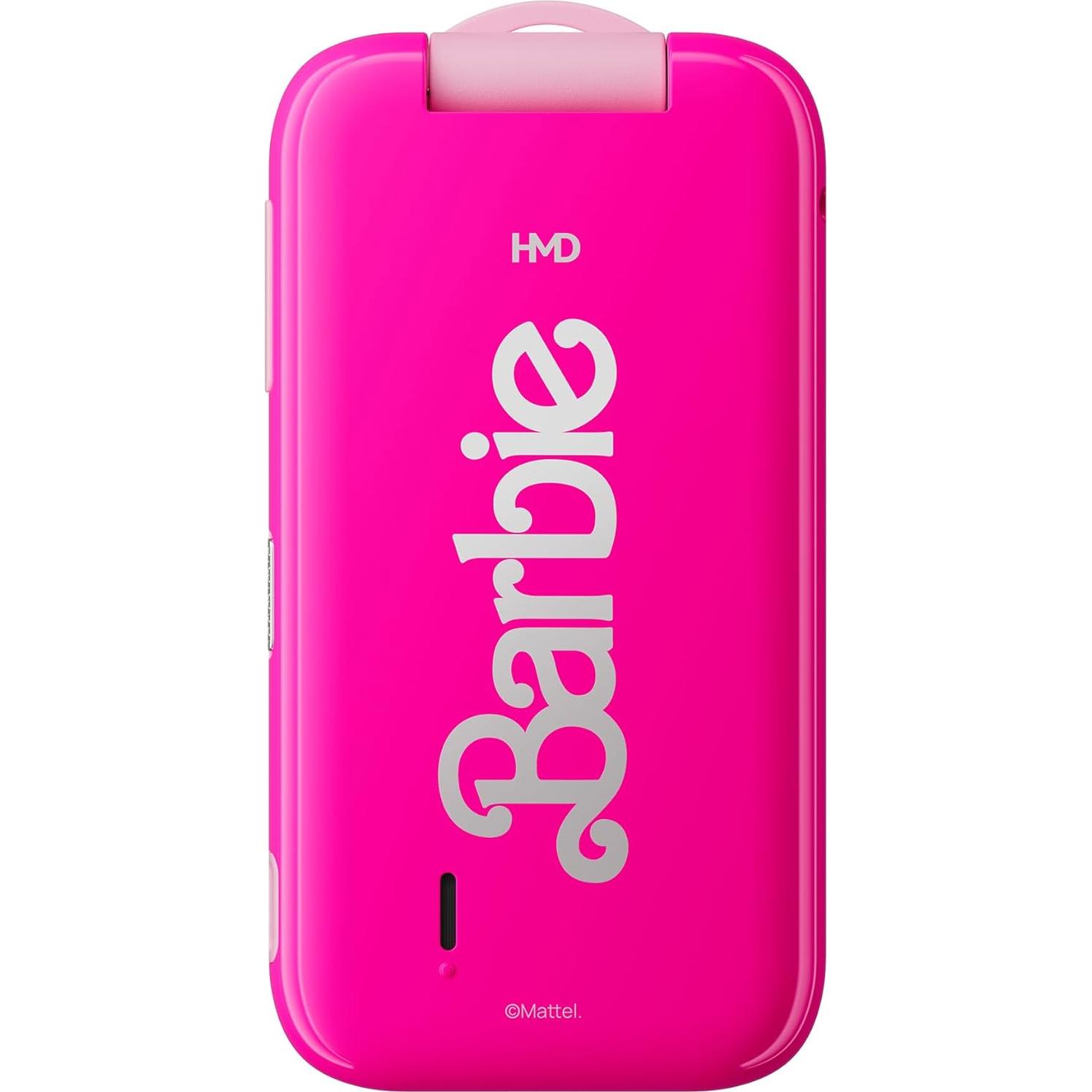 Teléfono Plegable Barbie Rosa Poderoso - KaiOS, 0.25 kg