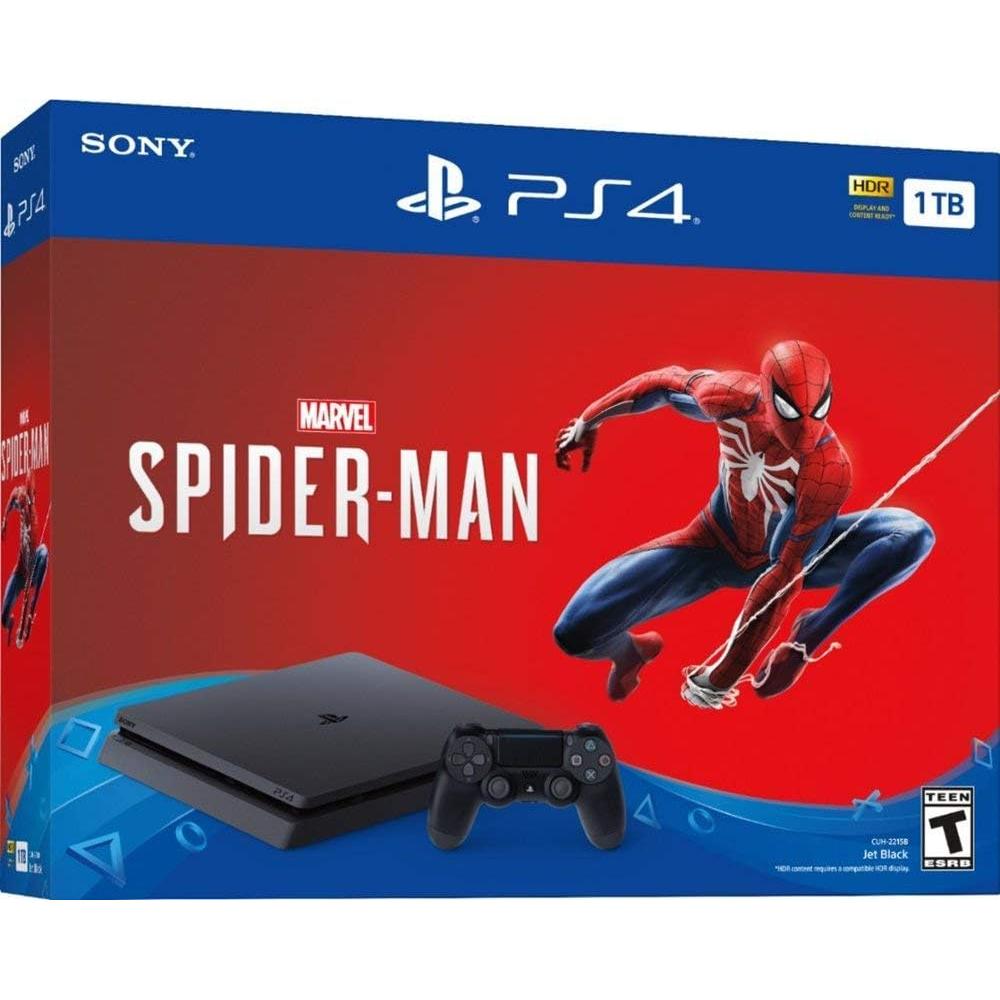Consola PlayStation 4 1TB Sony + Marvel's Spider-Man y Red Dead Redemption 2