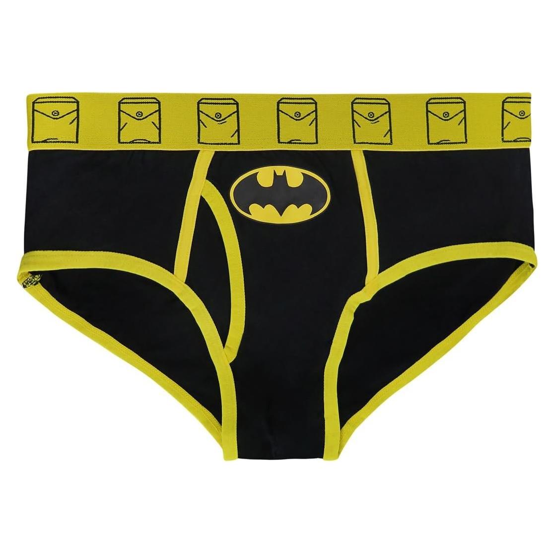 Ropa Interior para Hombre Batman SuperHeroStuff Mediano Negro