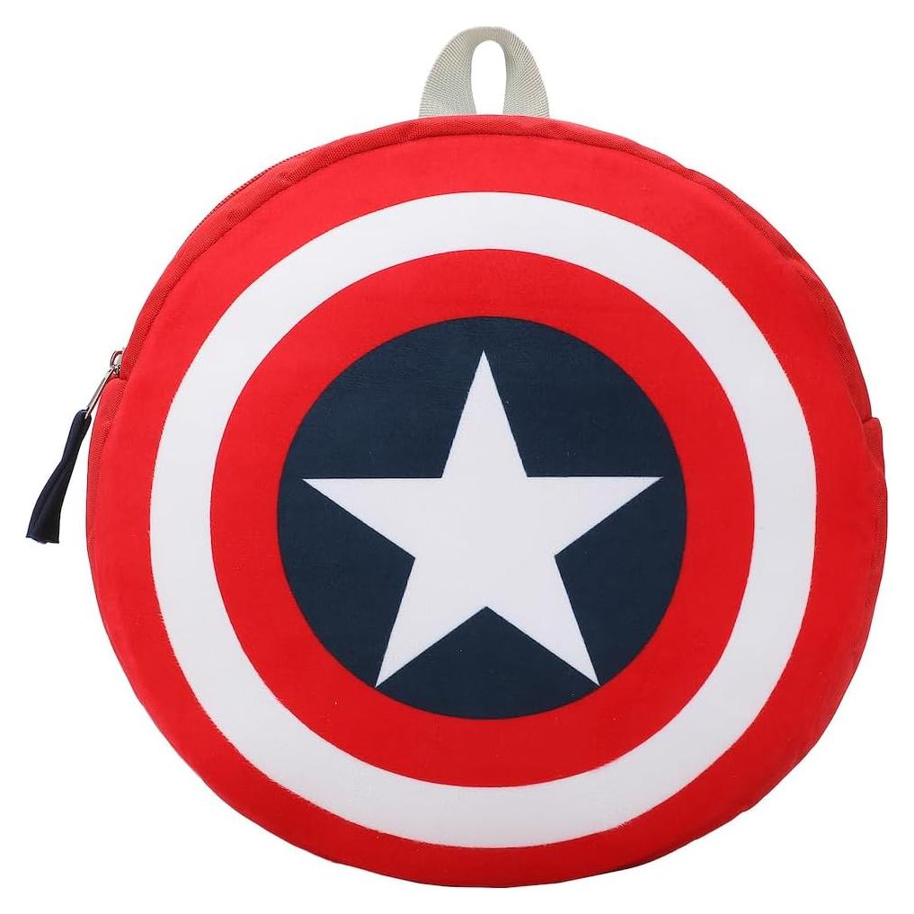 Mochila Mini Capitán América Marvel 29.2 cm Diseño Escudo