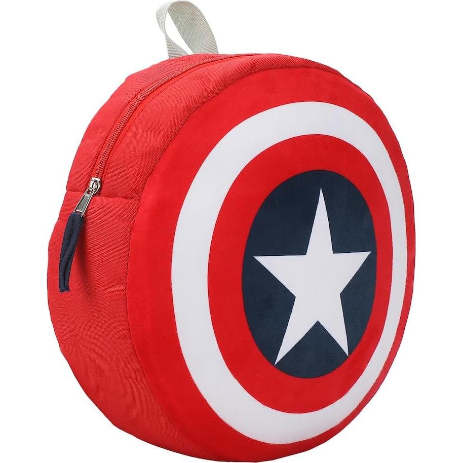 Mochila Mini Capitán América Marvel 29.2 cm Diseño Escudo