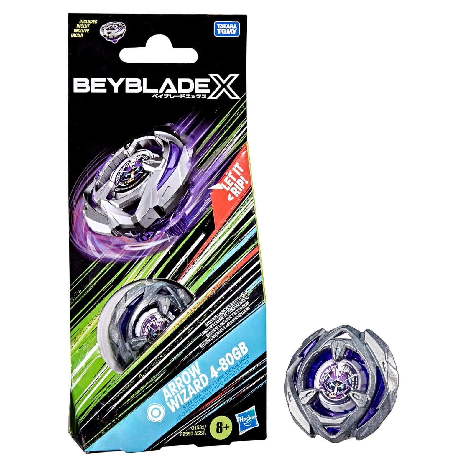 Beyblade X Arrow Wizard 4-80GB Top Resistencia Hasbro