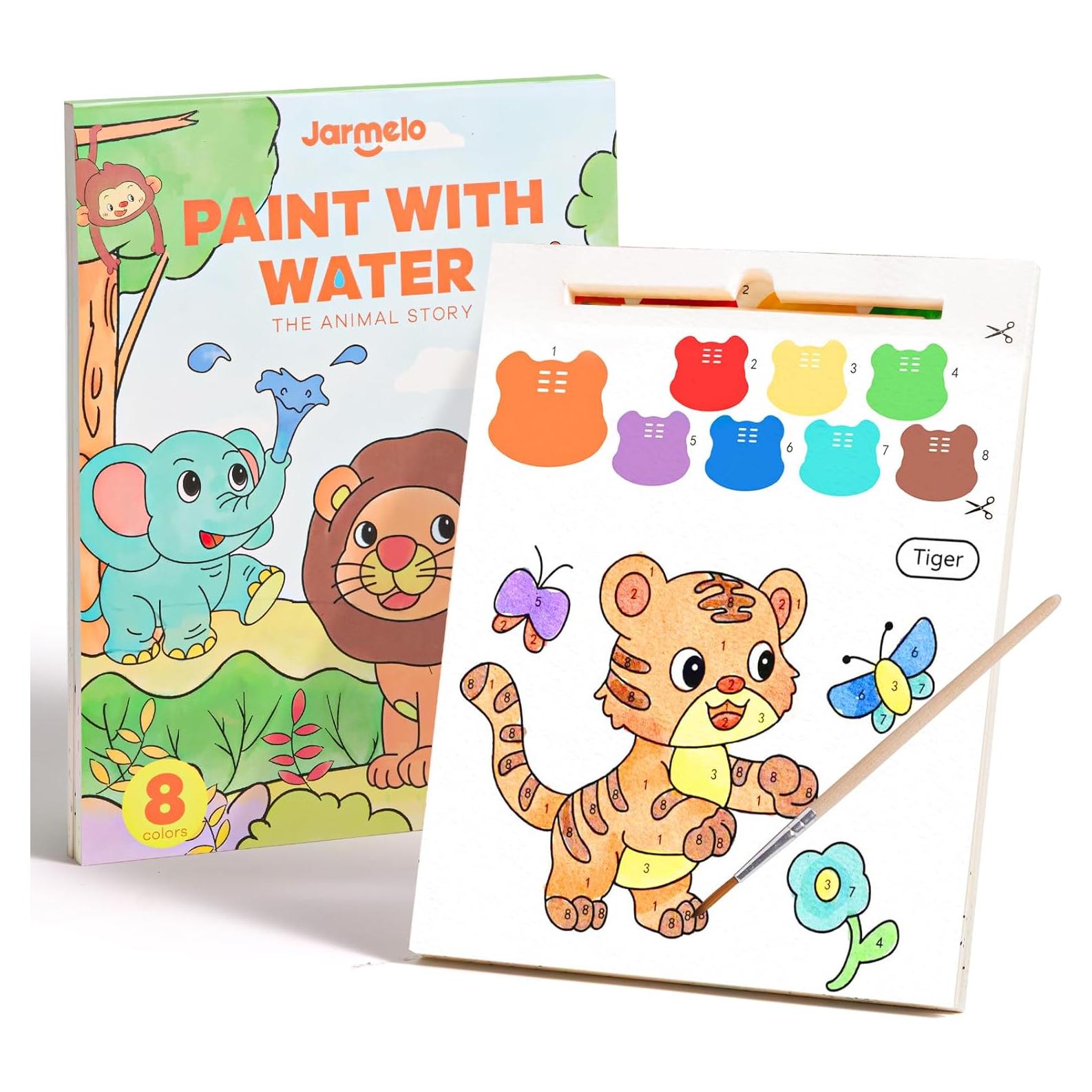 Libro de Pintura Acuarela Jar Melo para Niños 23 Páginas