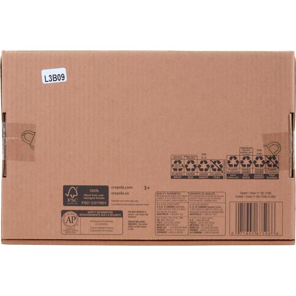 Lápices de Colores Crayola Classpack 240ct con Sacapuntas