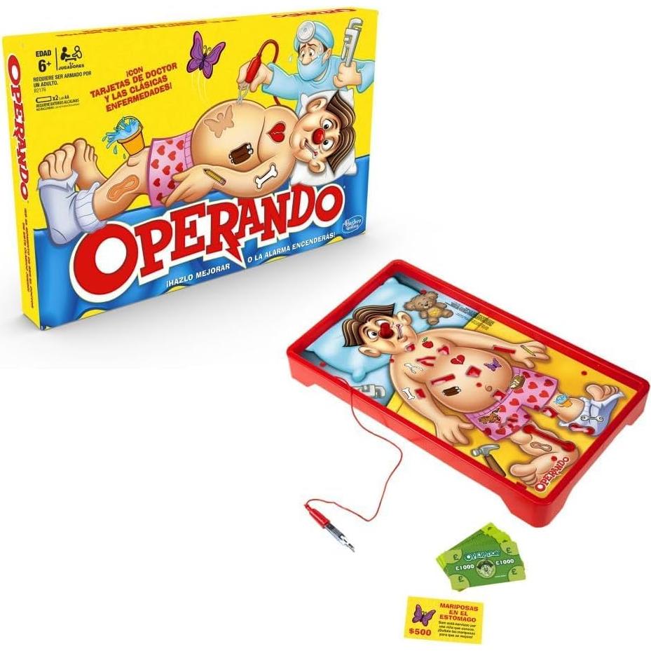 Juego de Mesa Electrónico Operación Hasbro 6+ Años