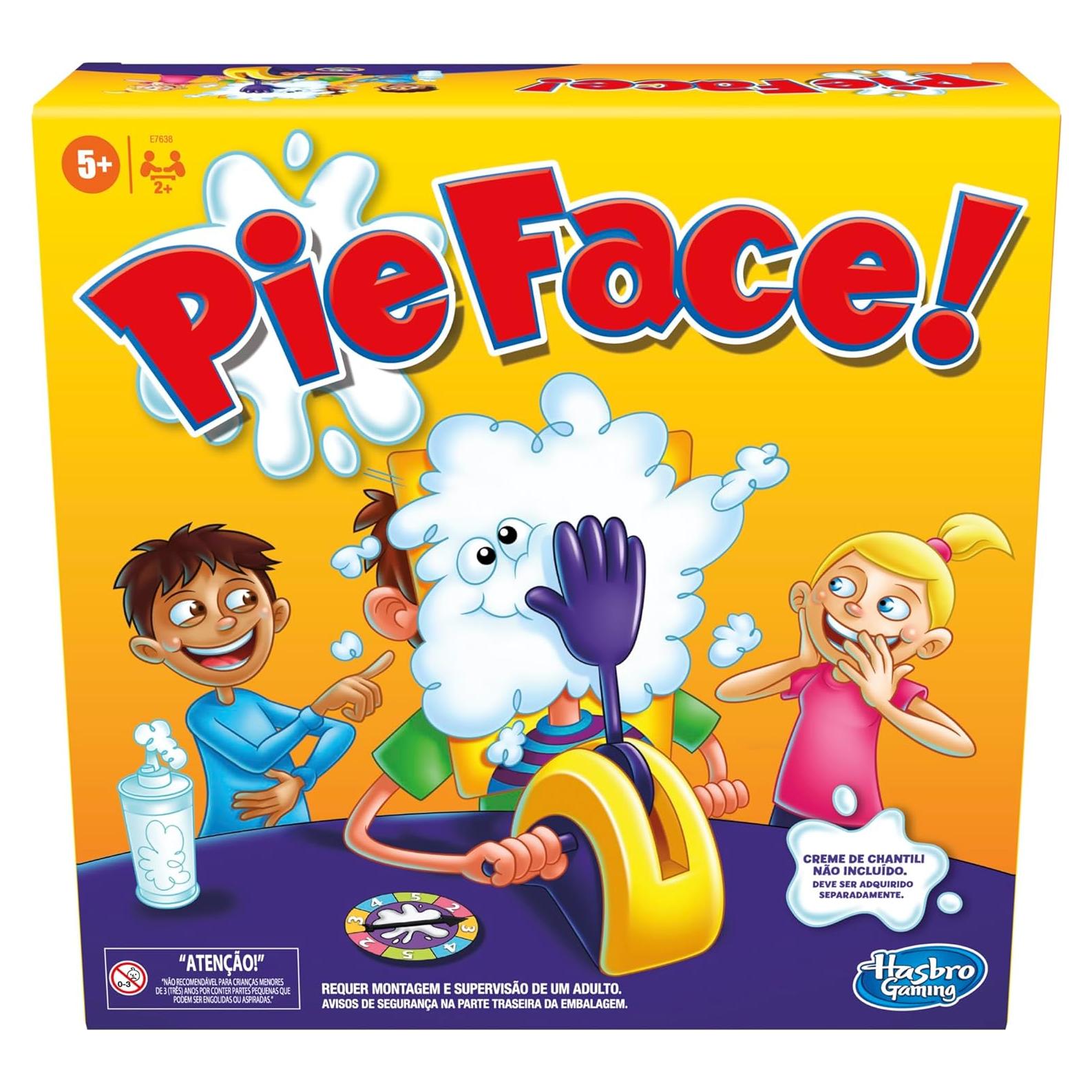 Juego de mesa Pie Face Hasbro | Diversión familiar 5+