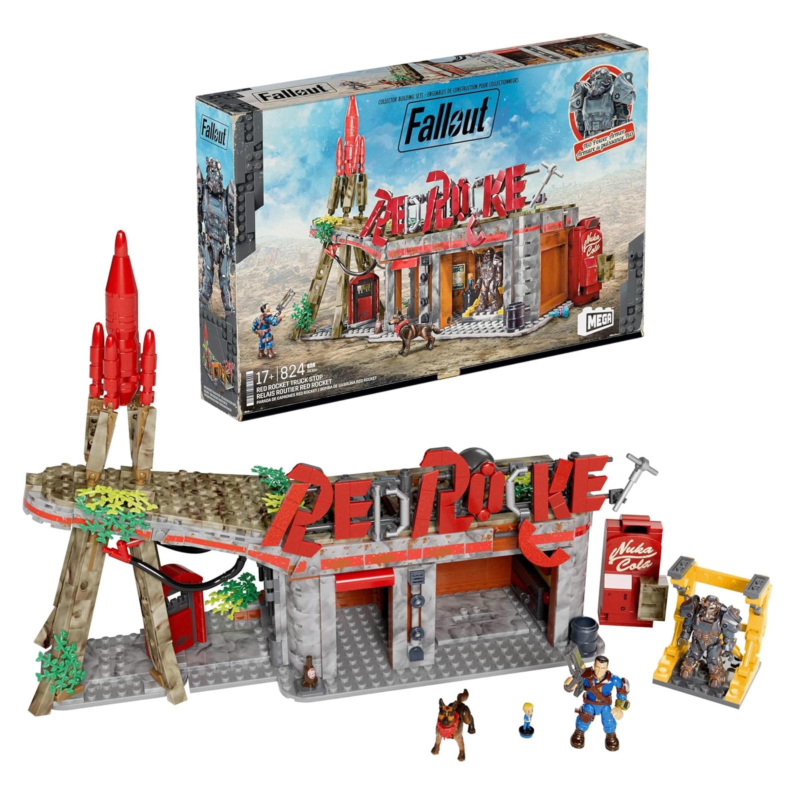 Set de Construcción Fallout 4 Red Rocket Mattel 824 Piezas