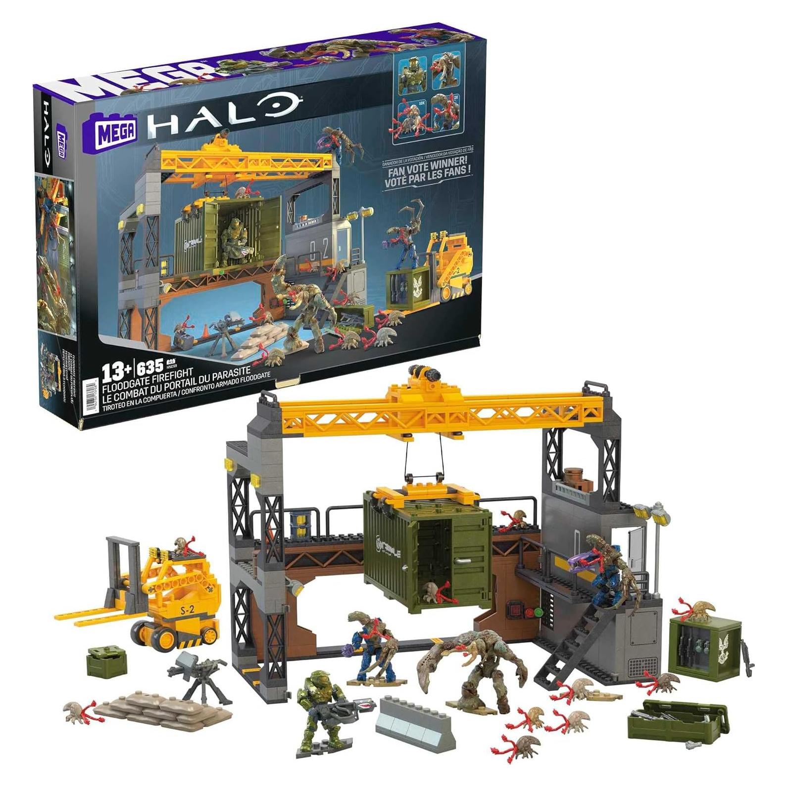 Set de Construcción Mega Halo Infinite Floodgate 634 Piezas