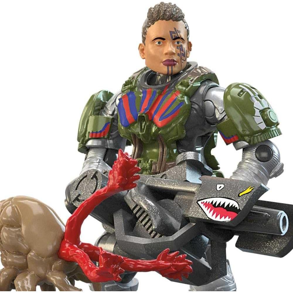 Figura de Acción Mega Construx Halo Heroes Kinsano 15x10cm