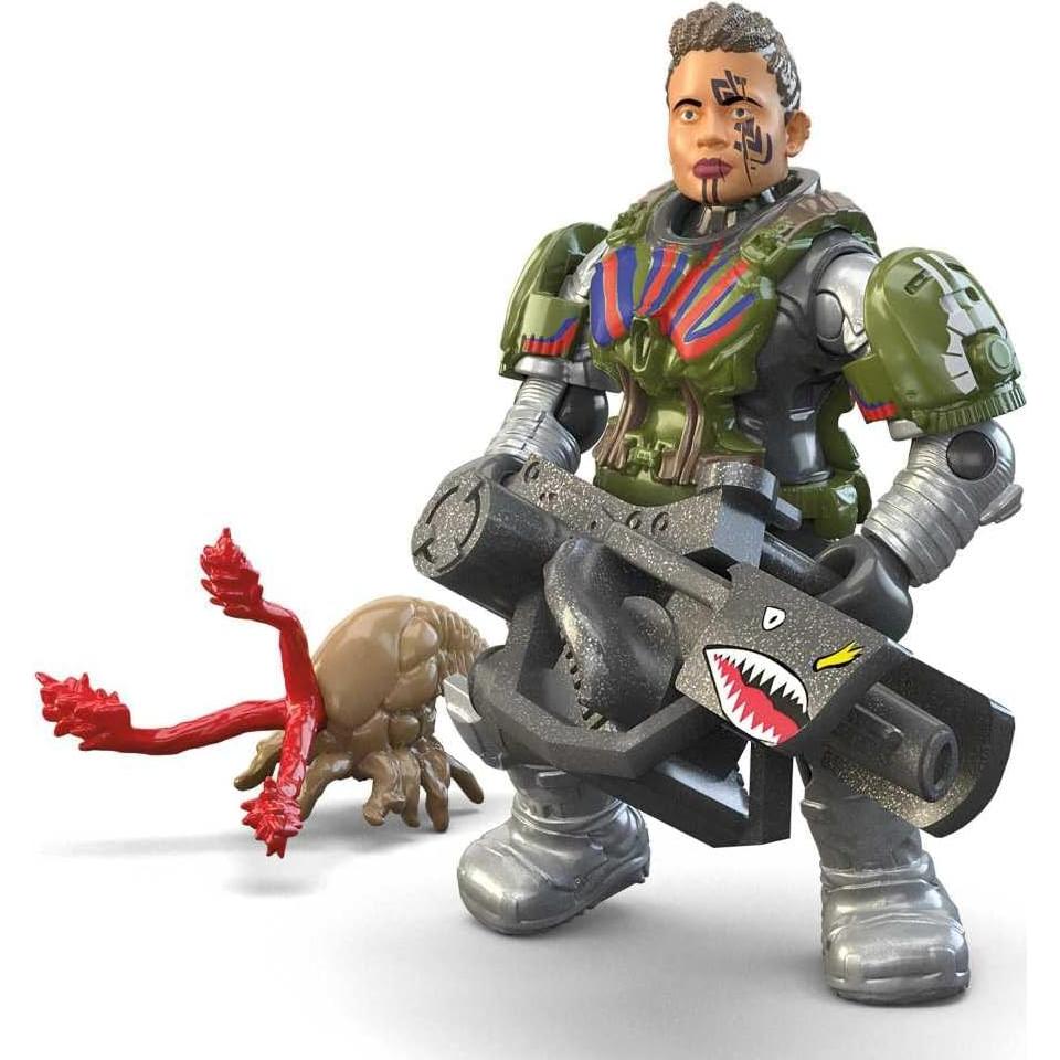 Figura de Acción Mega Construx Halo Heroes Kinsano 15x10cm