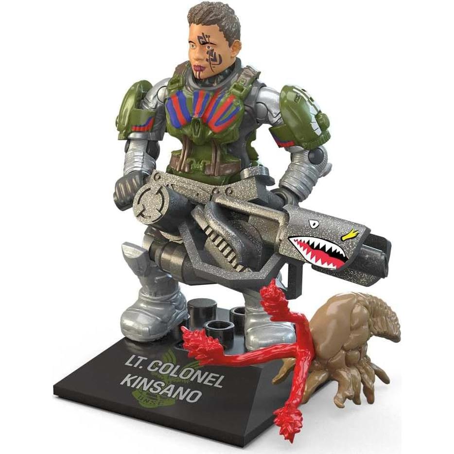 Figura de Acción Mega Construx Halo Heroes Kinsano 15x10cm