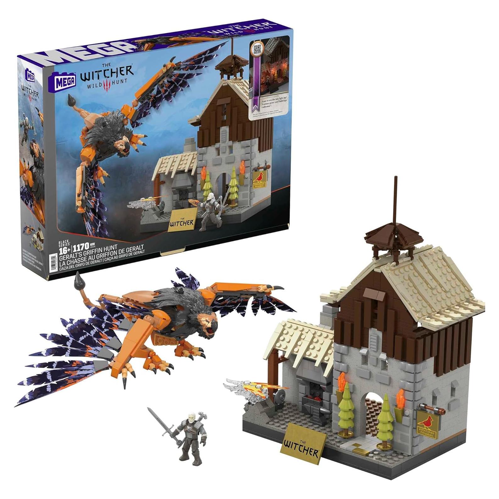 Conjunto de Construcción MEGA The Witcher Griffin 1170 Piezas
