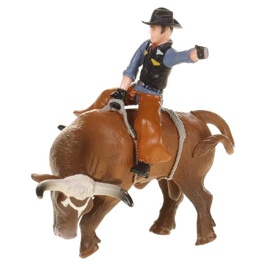Juguete Vaquero en Toro Brincador Little Buster 1/16