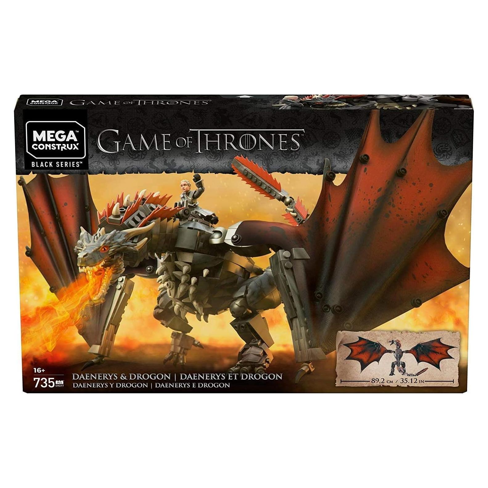 Mega Construx Daenerys y Drogon 50,8 cm Juguete