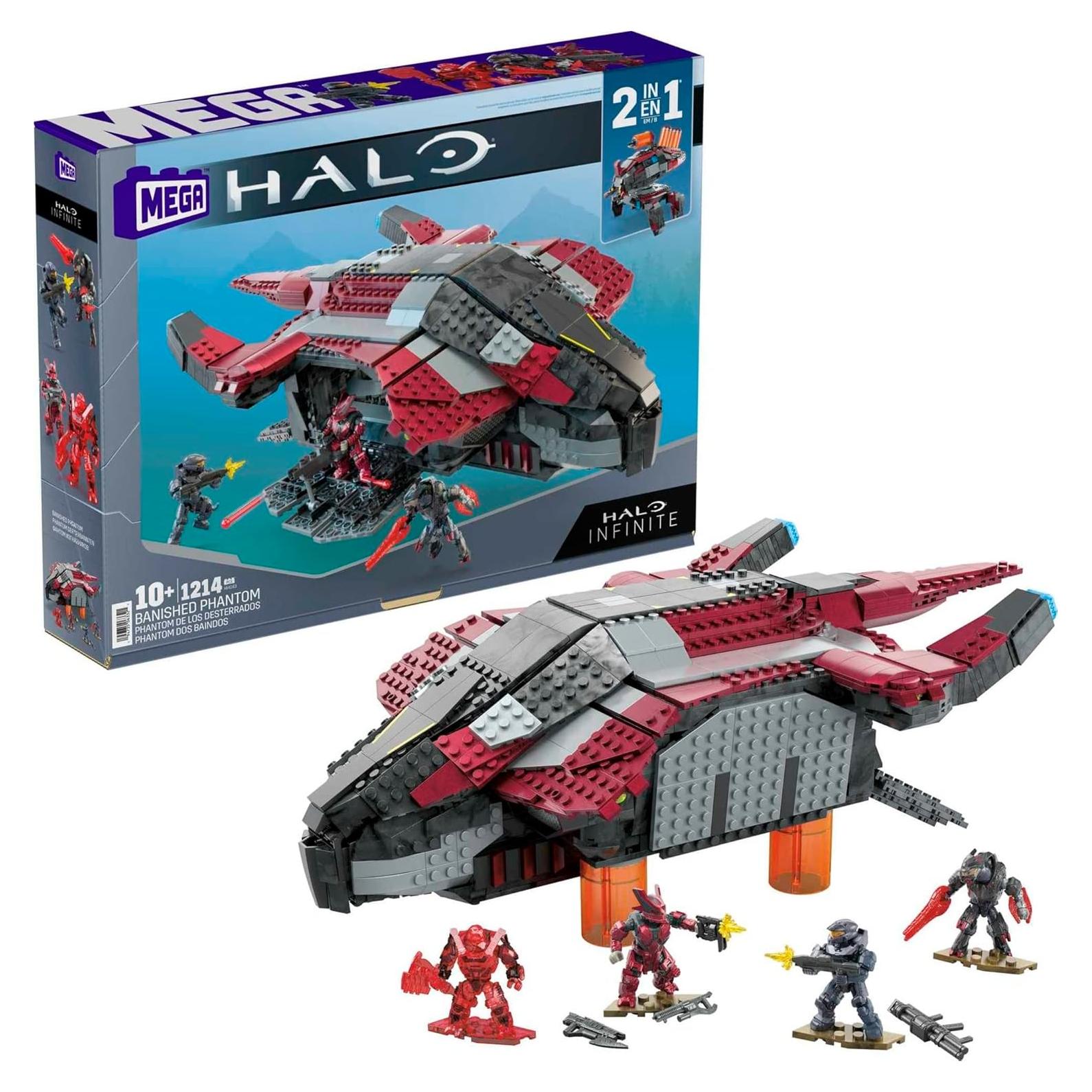 Conjunto de Construcción MEGA HALO Phantom Banished 1214 Piezas