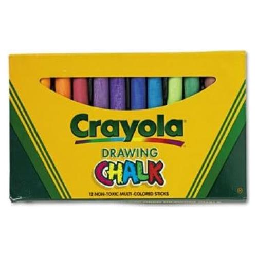 Tiza de Dibujo Crayola 24 Colores Variados Antideslizante