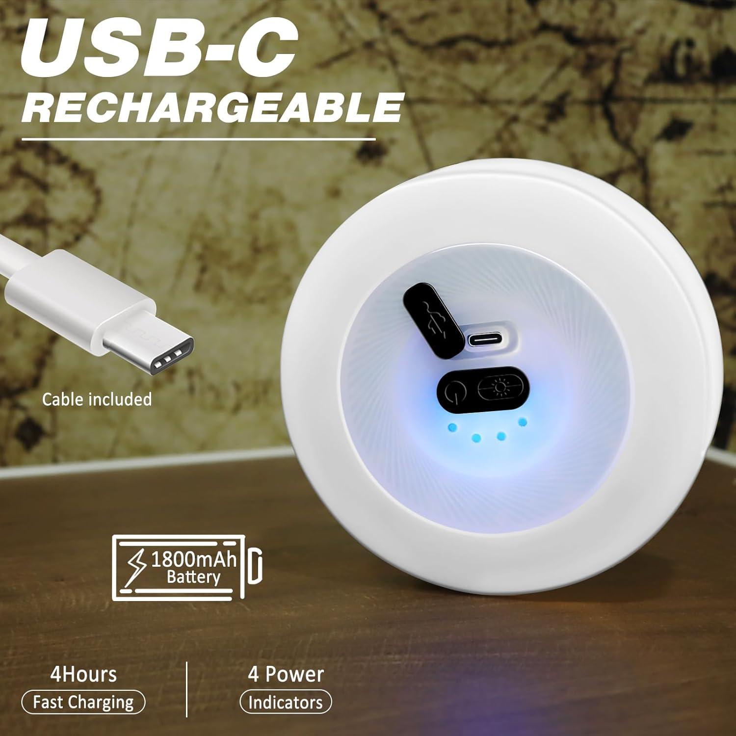 Luz de Cadena DIBMS 10m LED Recargable Impermeable Camping