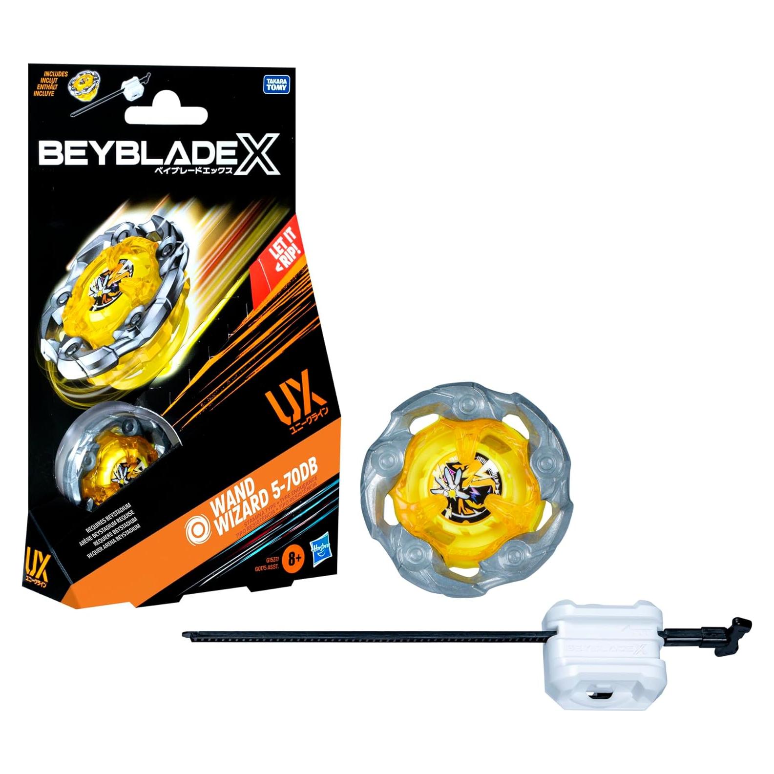 Beyblade X Varita Mágica 5-70DB UX - Top Resistencia y Lanzador
