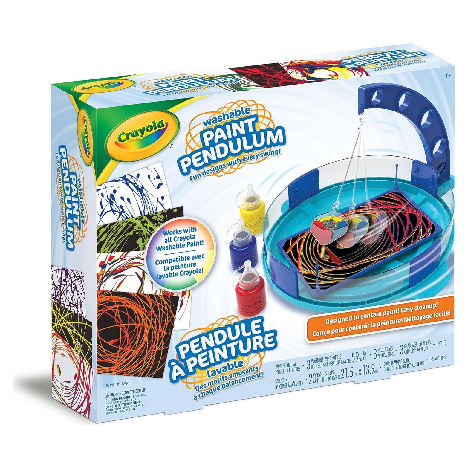 Péndulo de Pintura Lavable Crayola - Kit de 30 Piezas