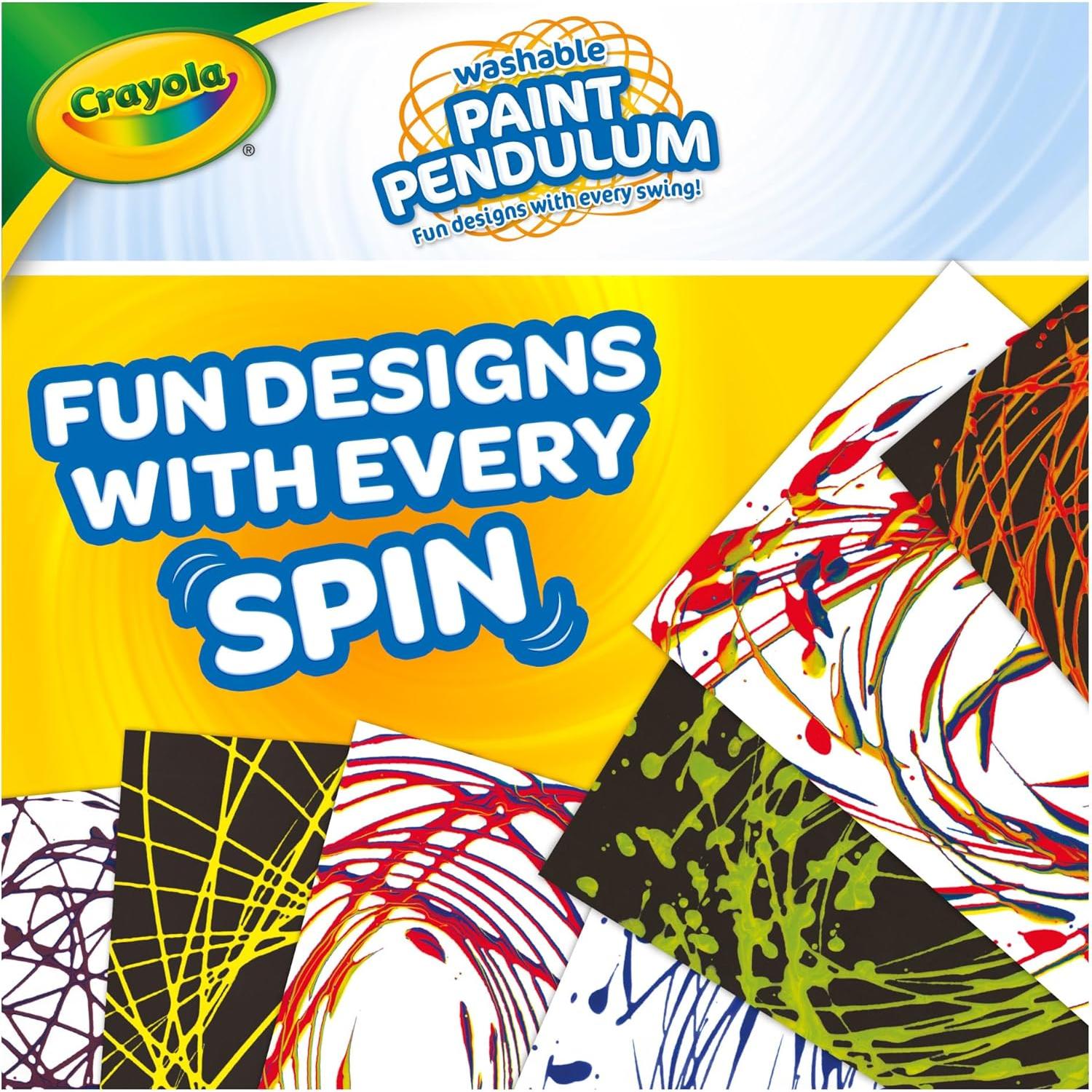Péndulo de Pintura Lavable Crayola - Kit de 30 Piezas