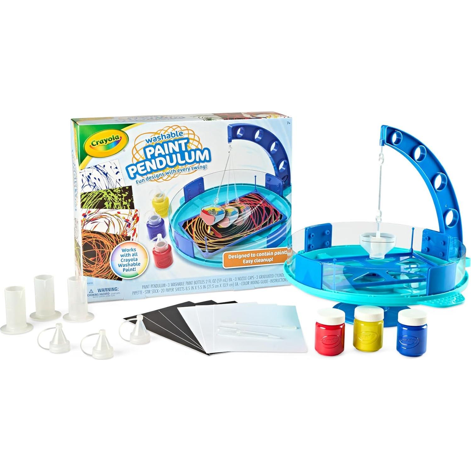 Péndulo de Pintura Lavable Crayola - Kit de 30 Piezas