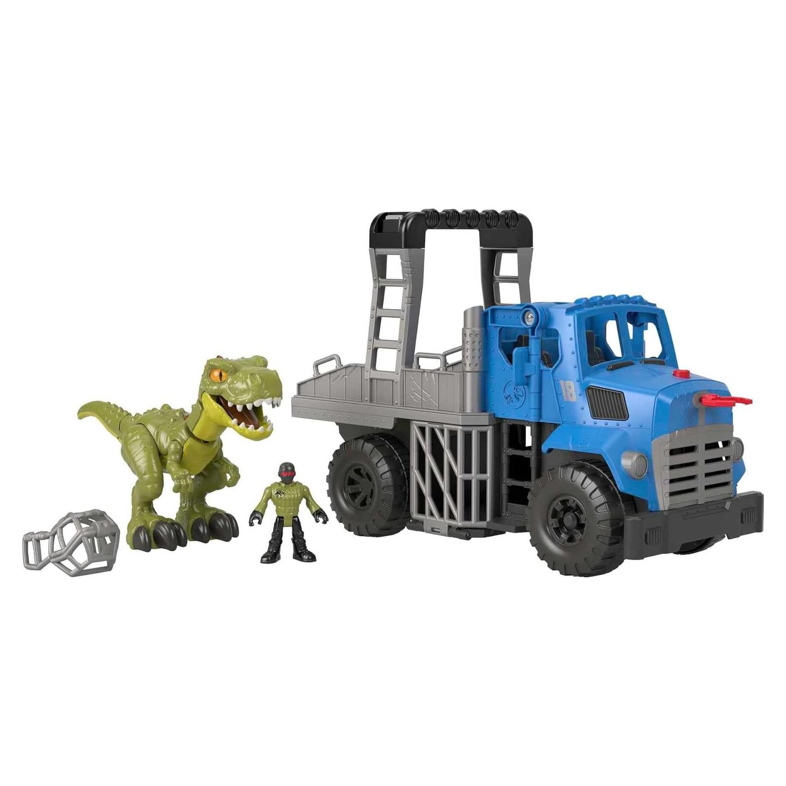 Fisher-Price Imaginext Vehículo Dino Hauler T. rex 3+ Años