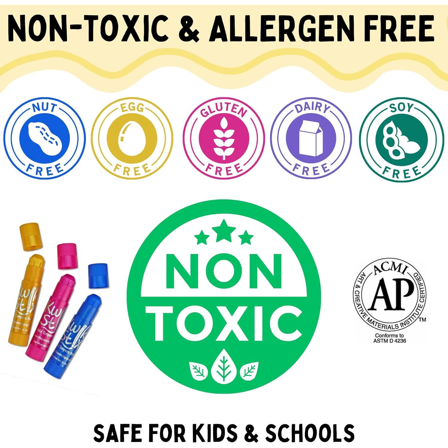 Kwik Stix Pintura Tempera Sólida 24 Colores Lavables