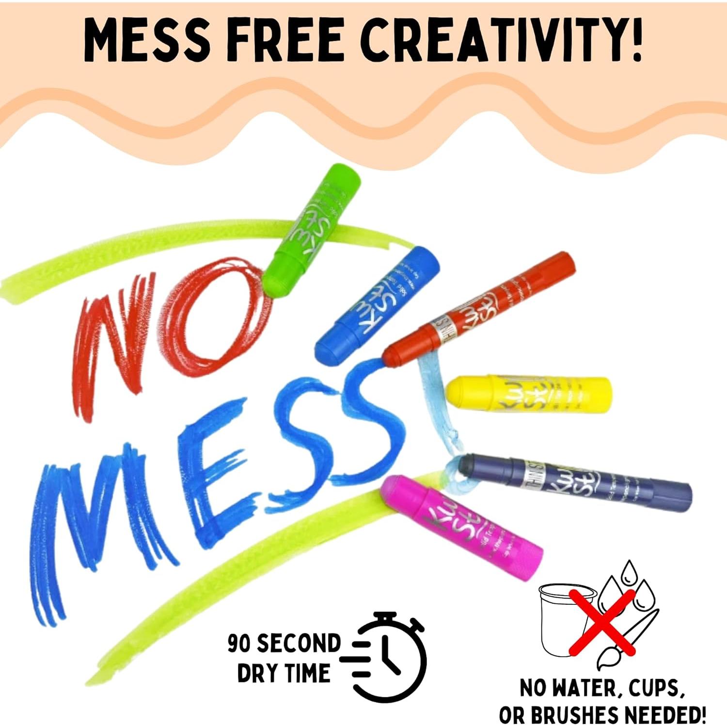 Kwik Stix Pintura Tempera Sólida 24 Colores Lavables