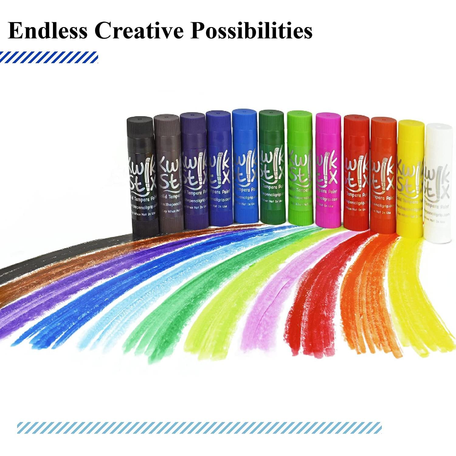 Kwik Stix Pintura Tempera Sólida 24 Colores Lavables