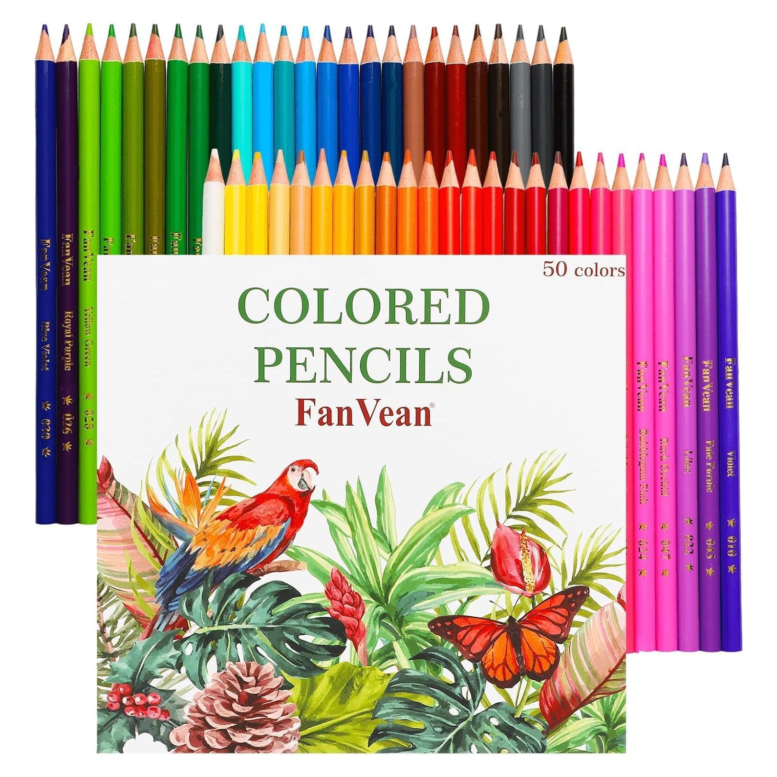 Juego de Lápices de Colores 50 unidades FanVean Multicolor