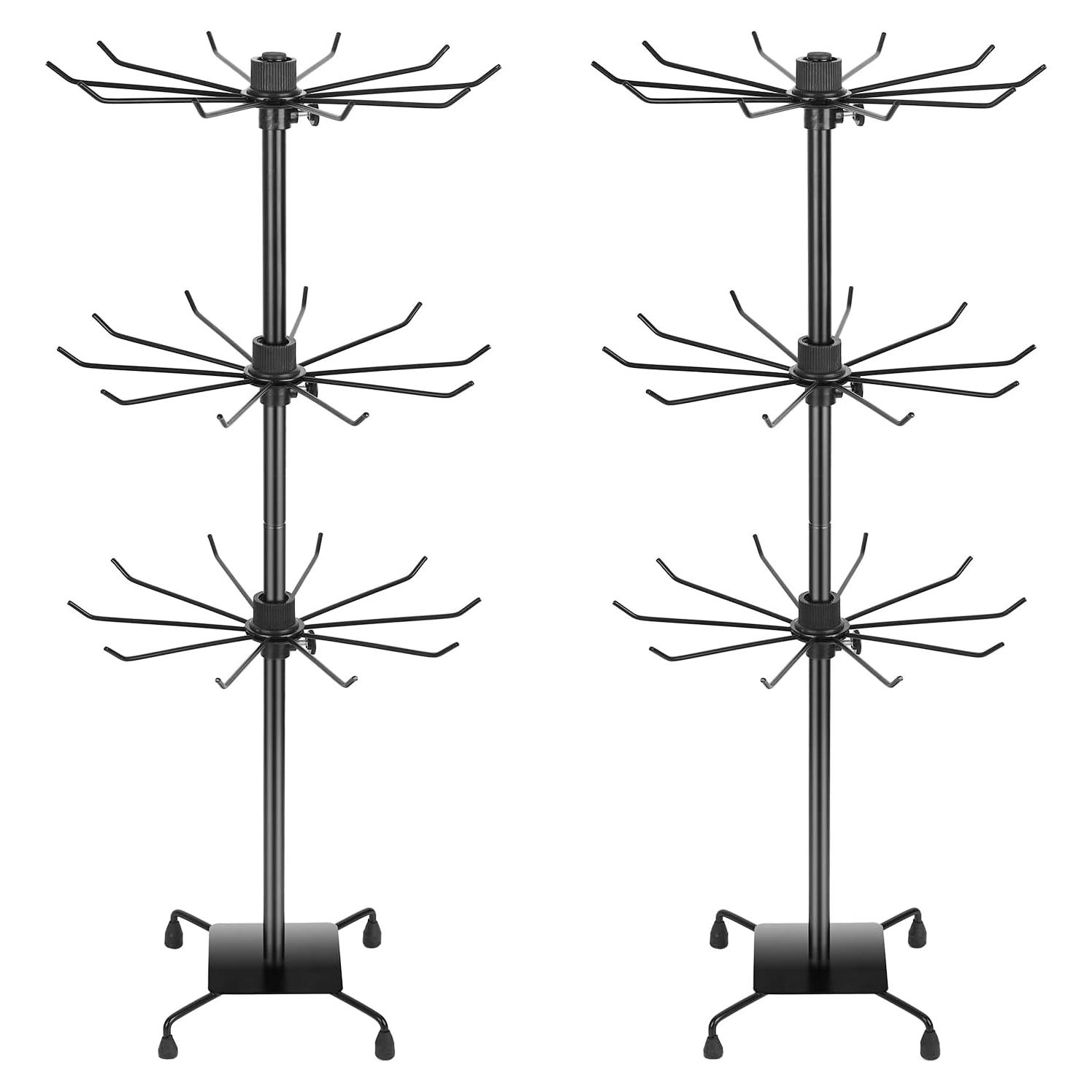 Soporte Giratorio de Joyería Bahforam 3 Niveles Ajustable
