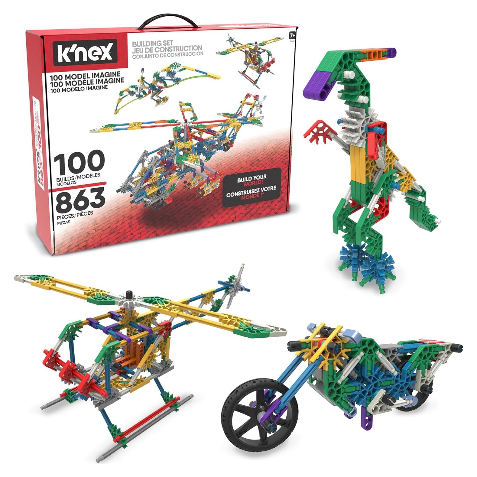 K'NEX Set de Construcción 100 Modelos 863 Piezas STEM
